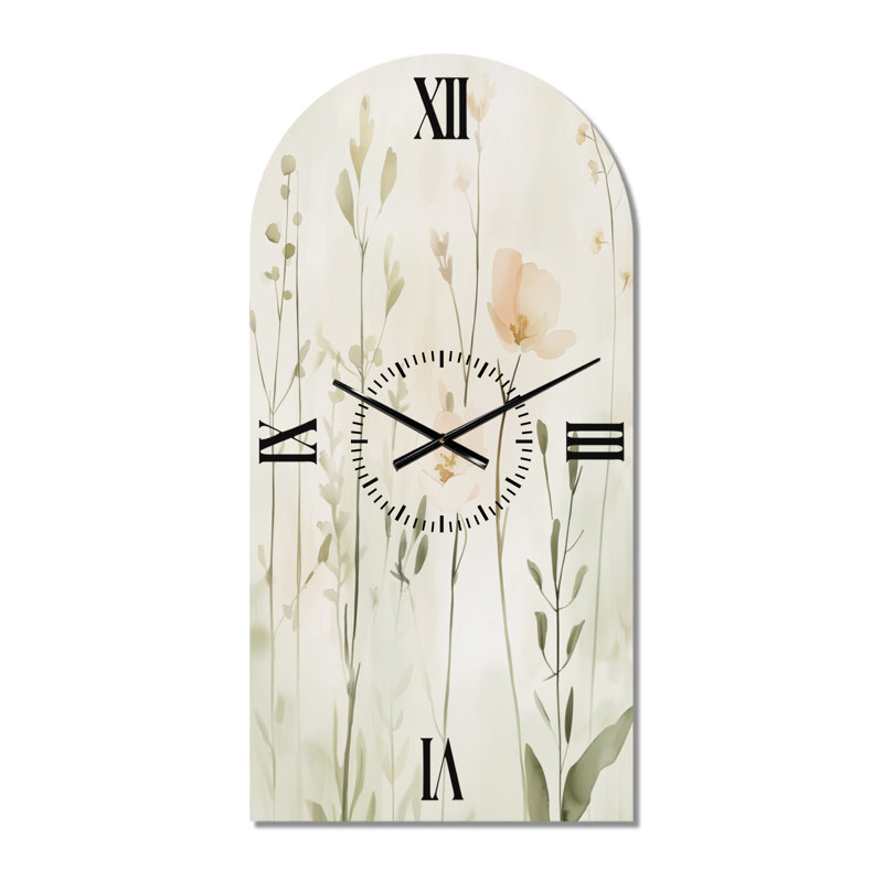 Aluminium Analogue Wall Clock, H 39 po x l 19 po - Arche