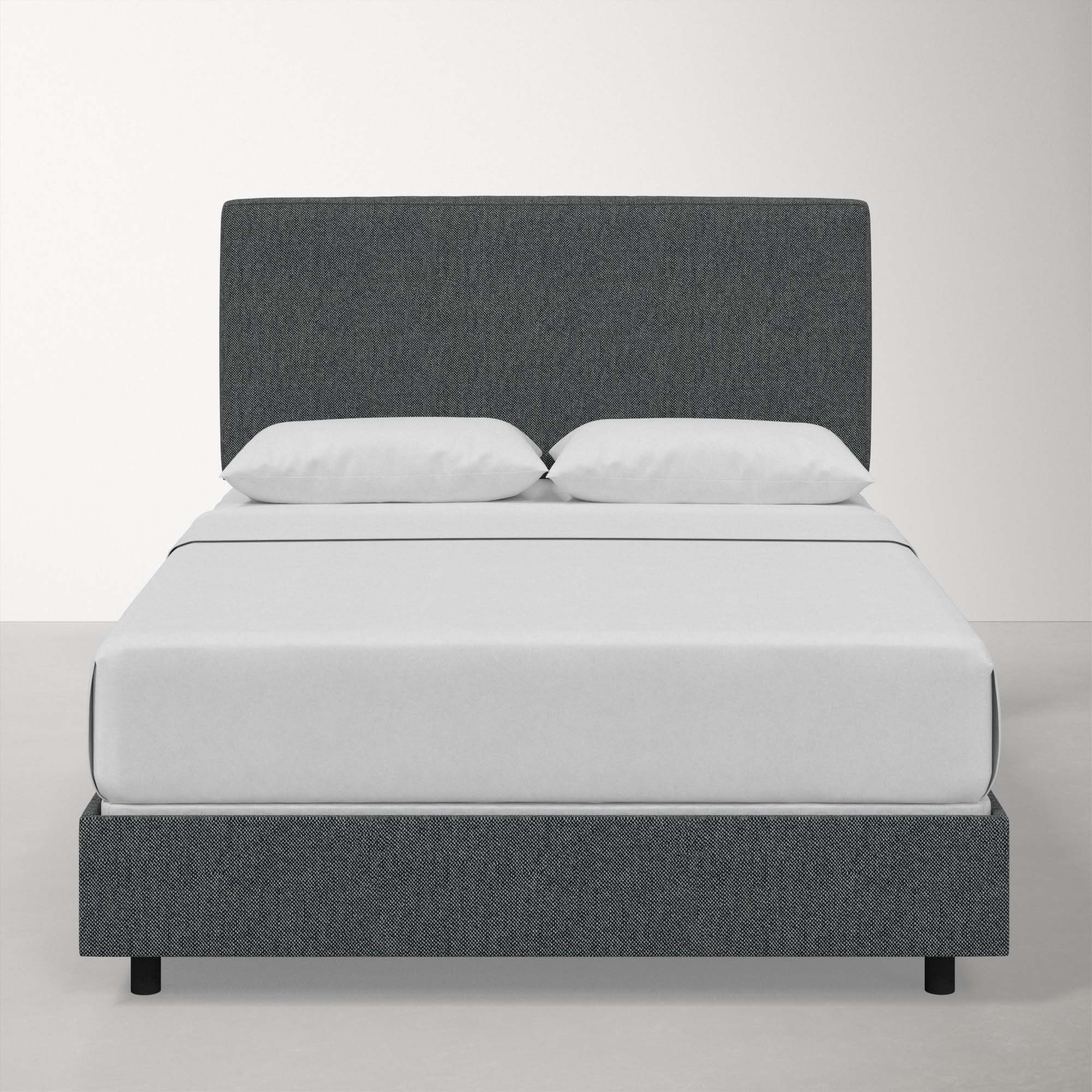 Marquise Upholstered Bed, King, Milsap Navy Sustain Tweed