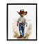Cadre flottant Rustic Cowboy Child, design par Christine Simpson Art-1359002553-1359002552
