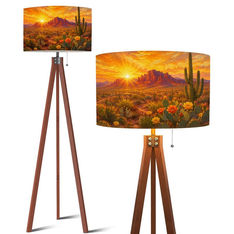  Lampe trépied Boothian, Taille 3: 17,5 po x 59,3 po, Couleur 3
