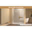 Porte de douche coulissante simple sans cadre avec verre trempé et poignée en acier inoxydable l 60 po x H 72 po Seigfried-123252957
