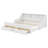 Daybed Frame With Storage Bookcases And Two Drawers,Charging Design-1882841070