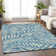 Lamanna Washable Floral Indoor / Outdoor Rug