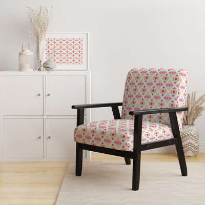 Adrit - Fauteuil rembourré Mid-Century