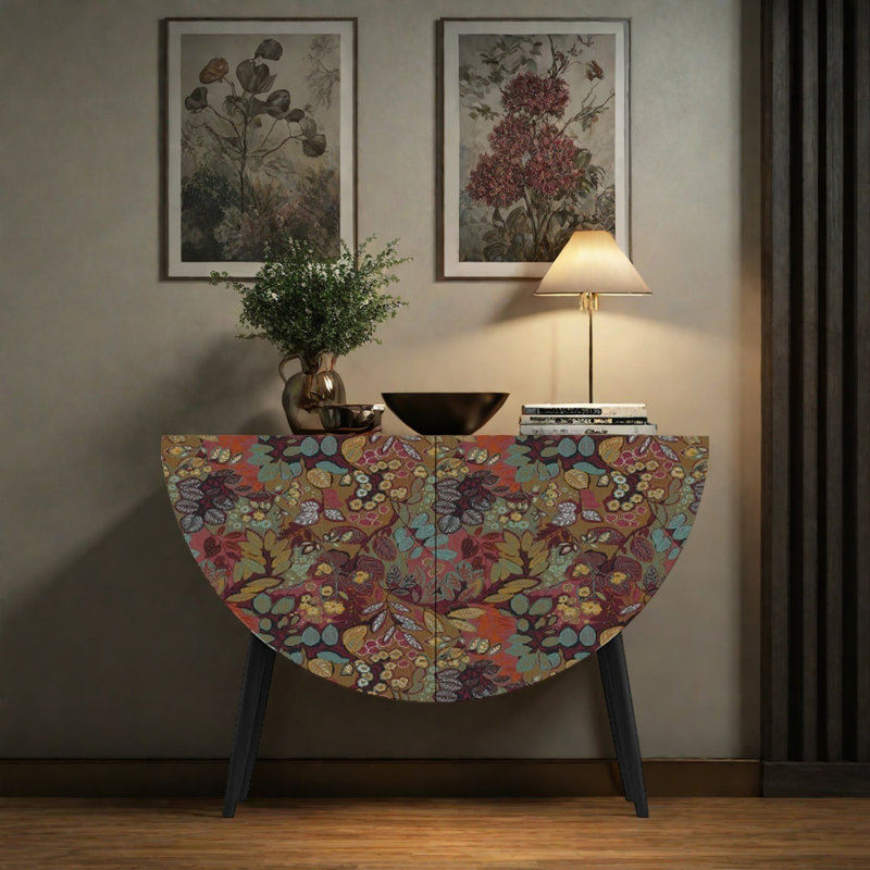 Armoire de rangement en demi-cercle
