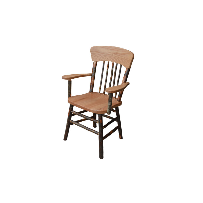 Wyton 17'' H Solid Wood Armchair, Natural