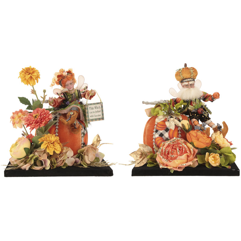 Pumpkins & Fairy Tablescape Set Of 2