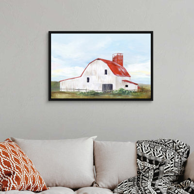 " Red Barn II " by Isabelle Z Painting Print