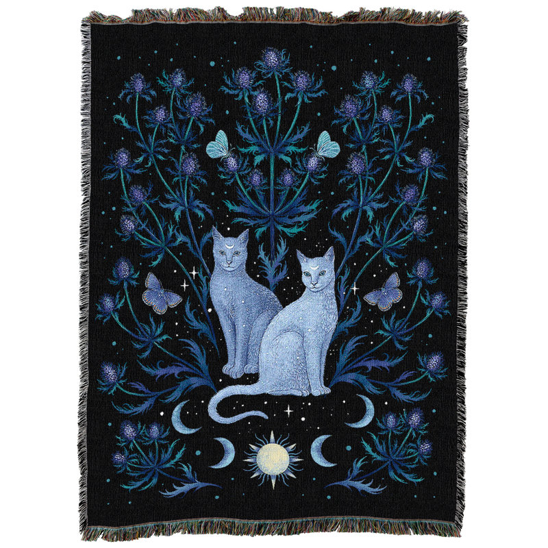 Jeté en coton Pure Country Weavers, L 80 po x l 60 po