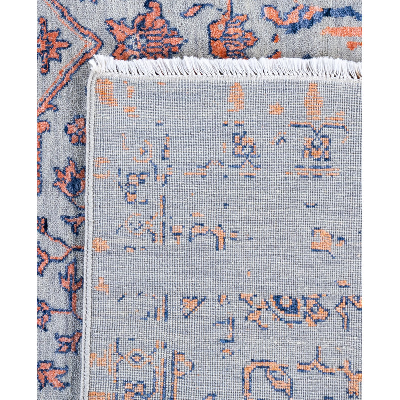Overdyed One-of-a-Kind 9' x 11'10" Hand Knotted Area Rug