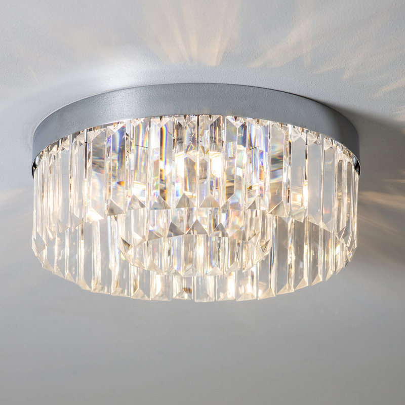Shadow Glass Flush Mount