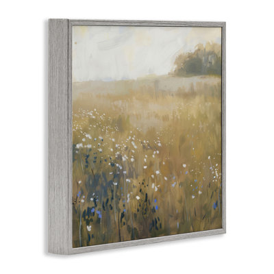 Estampe numérique sur fond neutre Wildflower, design par LSR Creative Studio