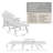 Adjustable Reclining Outdoor Chaise Lounge-1074147509
