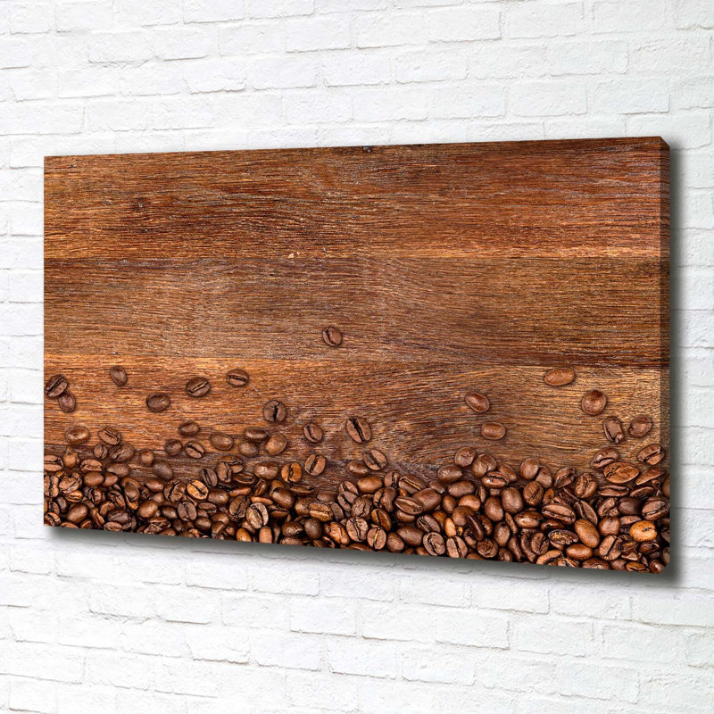 Coffee Beans - Wrapped Canvas Print