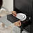Simple Retro Black Accent Cabinet