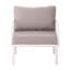 9 Piece Patio Conversation Sets, Modern Outdoor Patio Sectional Furniture Set With Two Square Coffee Table, Waterproof Thick Cushion Deep Seating For Porch, Balcony, White & Light Gray