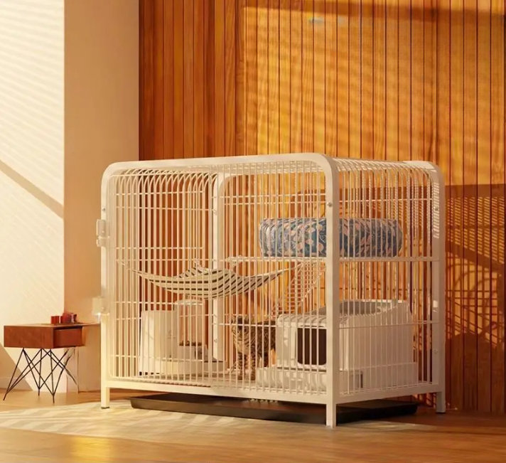 Oreilly Metal Pet Bed, 25.98cm H x 22.83cm W x 36.22cm D, White