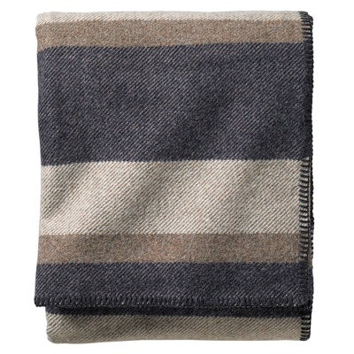 Pendleton Eco Wise Midnight Navy Stripe  Blanket