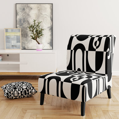 Fauteuil de chambre rembourré Mid-Century