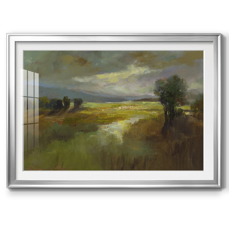 The Way Home, reproduction d'art encadrée sur papier, Argent, H 15 po x l 21 po x P 1,5 po