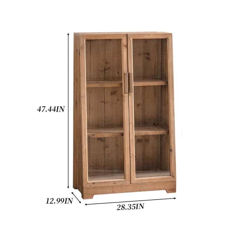 Bibliothèque en bois massif
