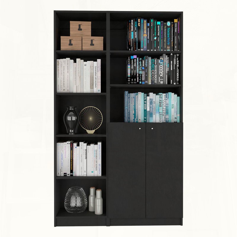 Ensemble de bibliothèque 2 pièces Micco, 71.1" H x 42.4" W x 11.7" D