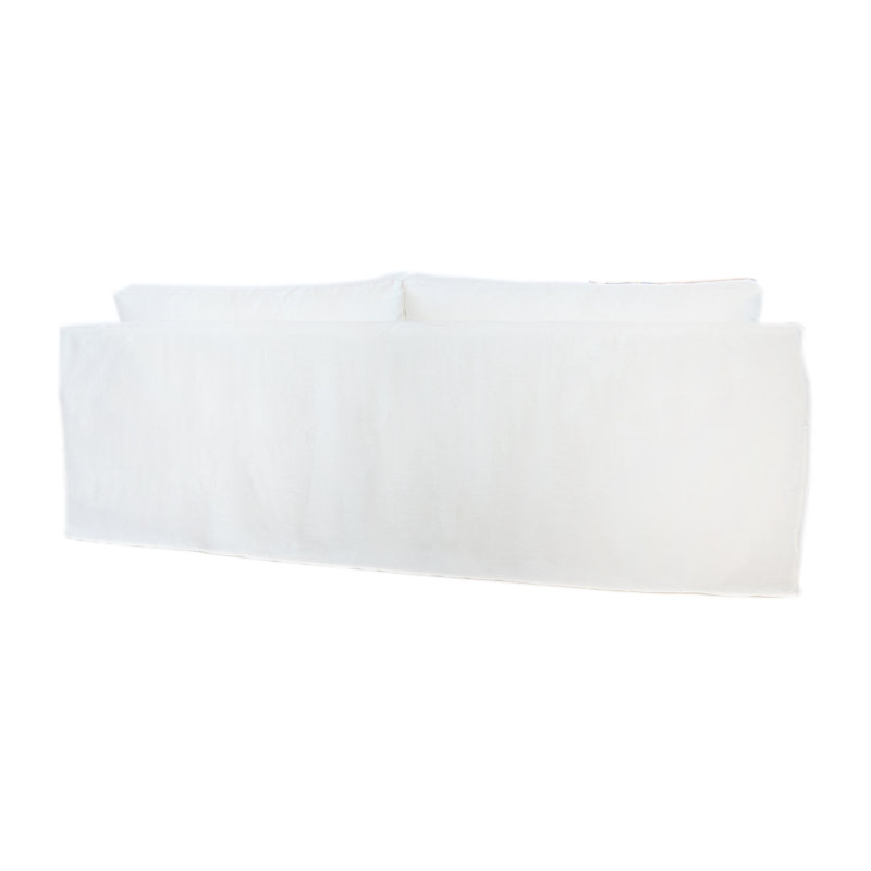 Accoudoirs carrés de 84 po Duce, 72", Ébène Key, Naturel