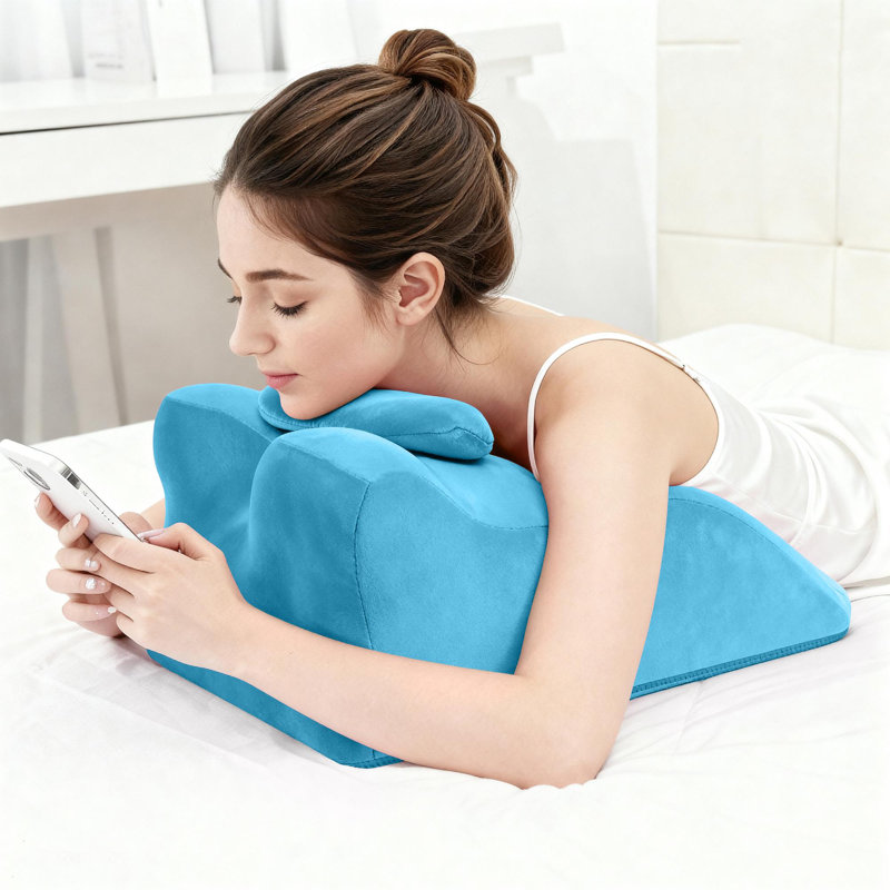 Coussin ergonomique ergonomique, Bleu