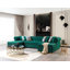 Canapé modulaire en velours vert Lorena-92113160