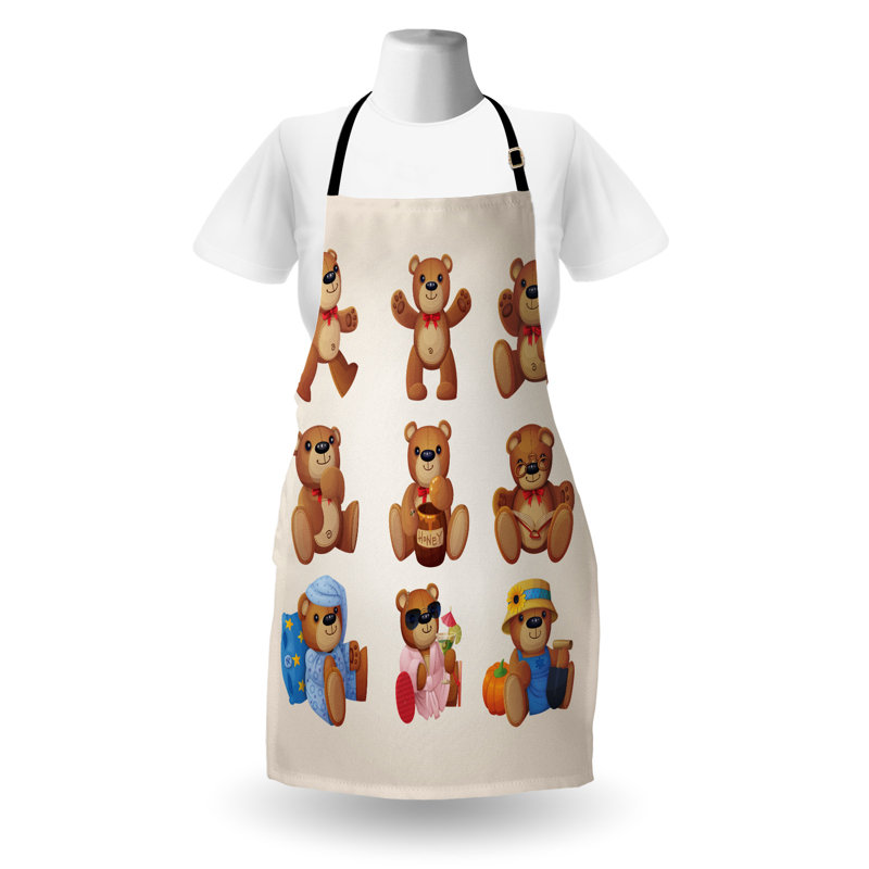 Tablier de dessin animé East Urban Home