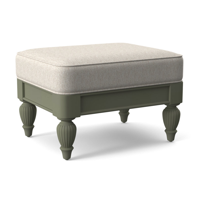 Grand View Ottoman, Beige Performance Fabric; 0851-73, Greystone Finish