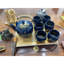 Service à thé japonais, service à thé glacé noir dans une boîte cadeau avec 1 théière, 1 passoire à thé, 1 plateau à thé et 6 tasses à thé. Service à thé idéal pour la maison de bureau, Services à thé asiatiques pour les amateurs de th?