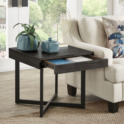 Table de bout avec rangement Burch