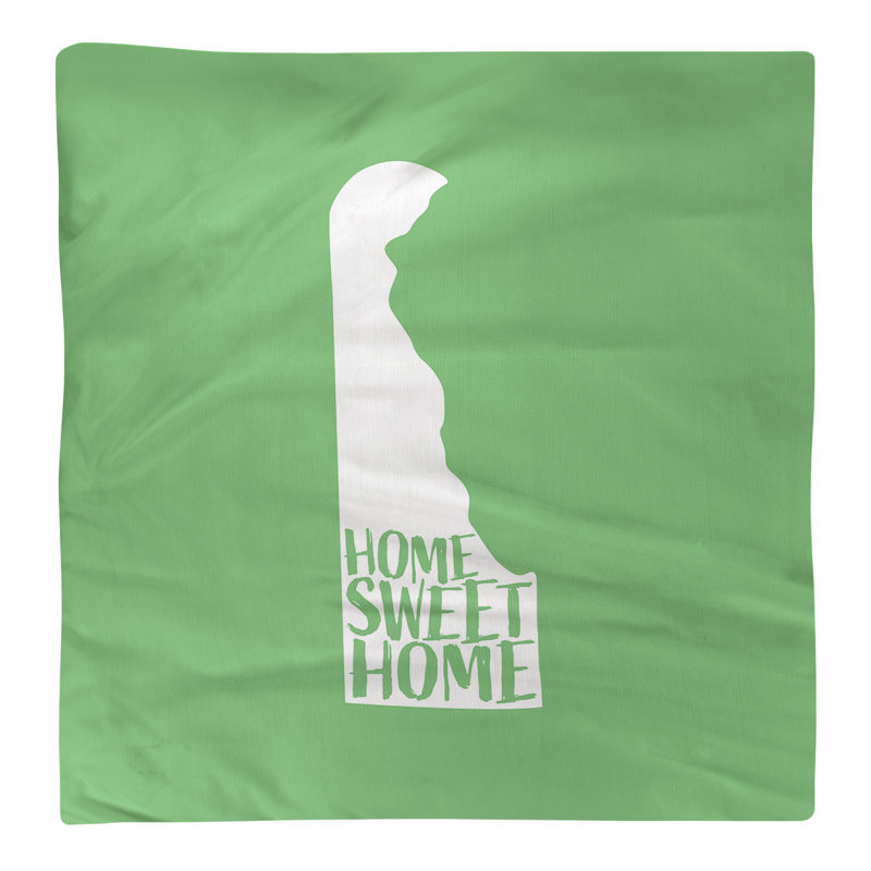 Cotton, Polyester Cities & Maps Square Napkin, Green, 10" W x 10" D, Cotton