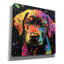  «Wouf Labrador Retriever» par Rich Monet, art mural sur toile, 12 po x 12 po-1214755227