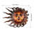 29 Inch Sun Metal Outdoor Wall Decor with Multi Color Weather Resistant Finish for Indoor and Outdoor Home Accent - Windswept-281595057