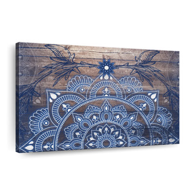 Mandala de plan sur toile