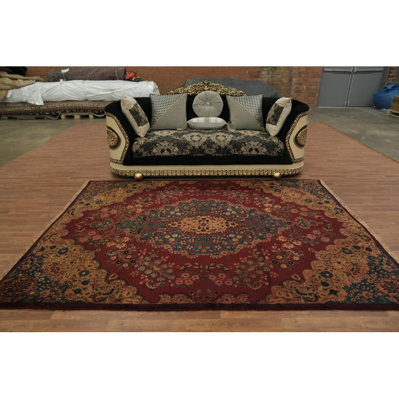 Tapis traditionnel exquis médaillon 7 x 9