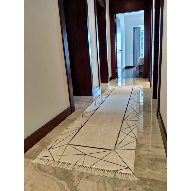 Lao Performance Washable Indoor / Outdoor Rug, Runner 2'7" x 6'7"