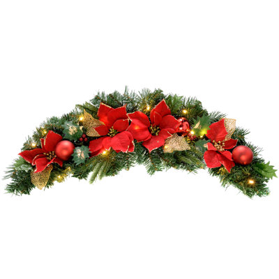 90cm Lighted Garland with Lights