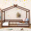 Structure de lit en bois avec clôture Akeiba, pour enfants, adolescents-152408759-152408757