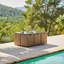 Allexia 10 - Person Wicker Patio Dining Set with Rectangular Table , Cushions Included-127376261-124197716