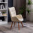 Contemporary Silky Velvet Tufted Button Back Accent Basic Accent Chair-1187352553