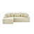 Tissu beige