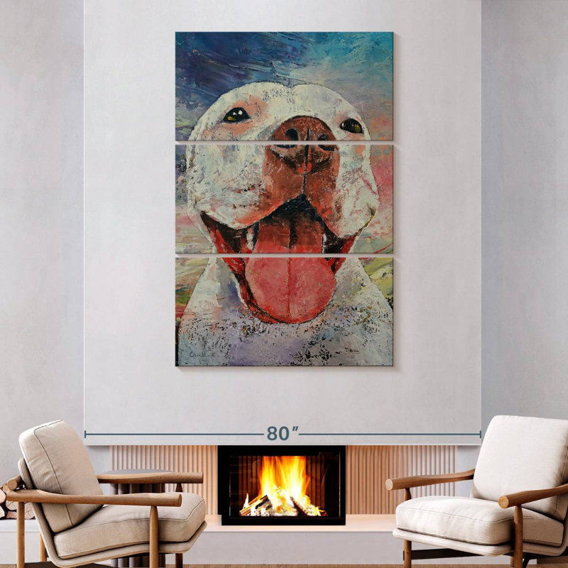 Brampt Pitbull, 74" H x 48" W