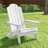 Loganne All Weather Outdoor HIPS Plastic/Resin Folding Adirondack Chair Fire Pit Chairs Oversized Patio Chair-394427315