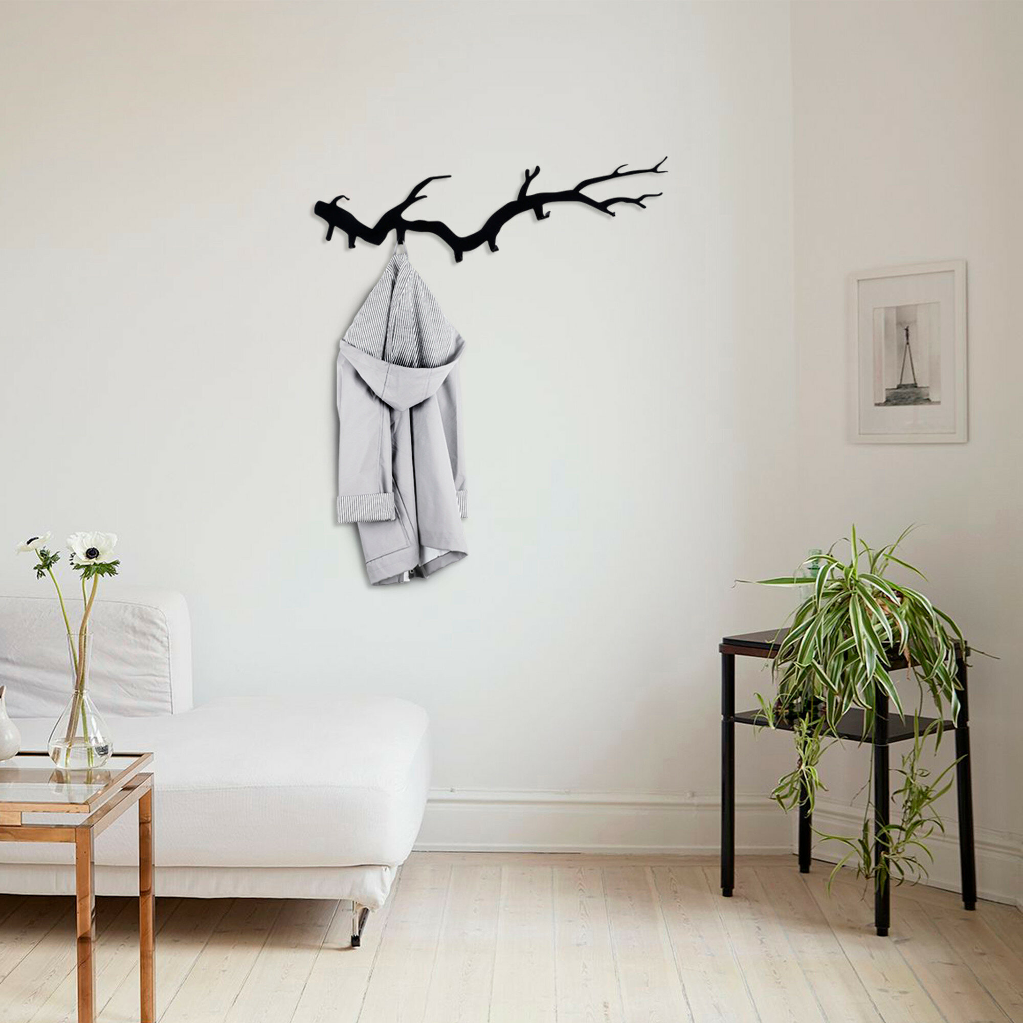 Willa Arlo Interiors Treyvon Stone + Resin Wall 8 - Hook Wall Mounted Coat  Rack & Reviews - Wayfair Canada