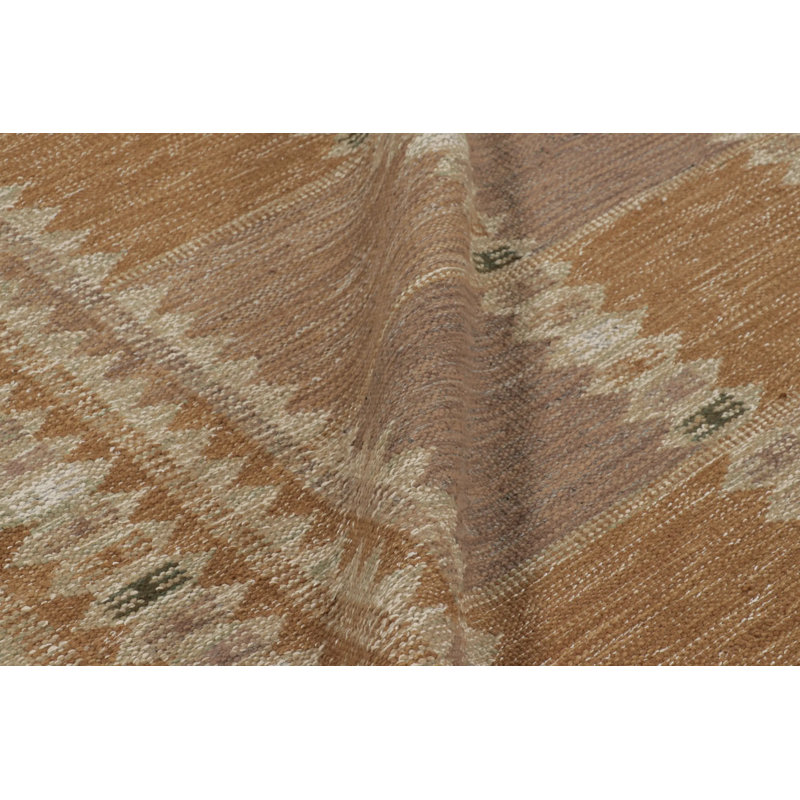 Scandinavian Wool Geometric Area Rug, Rectangle 6' x 9'