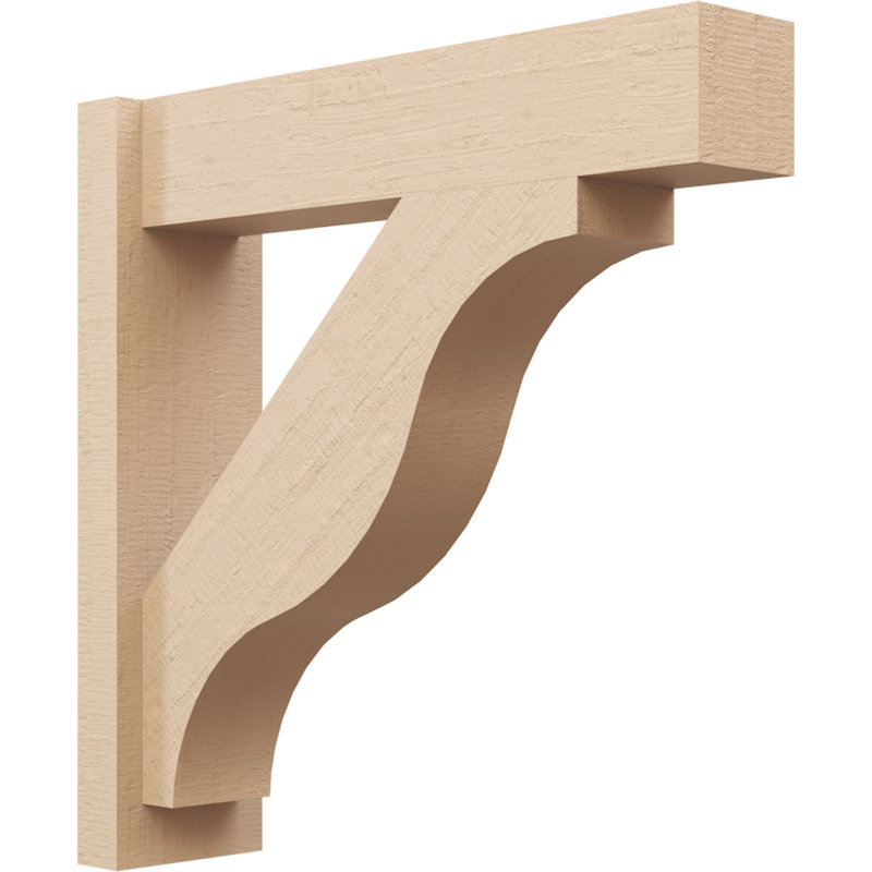 Bois de cèdre brut Funston Block TimberThane Perspector, brun clair apprêté, H 24 po x l 6 po x P 24 po