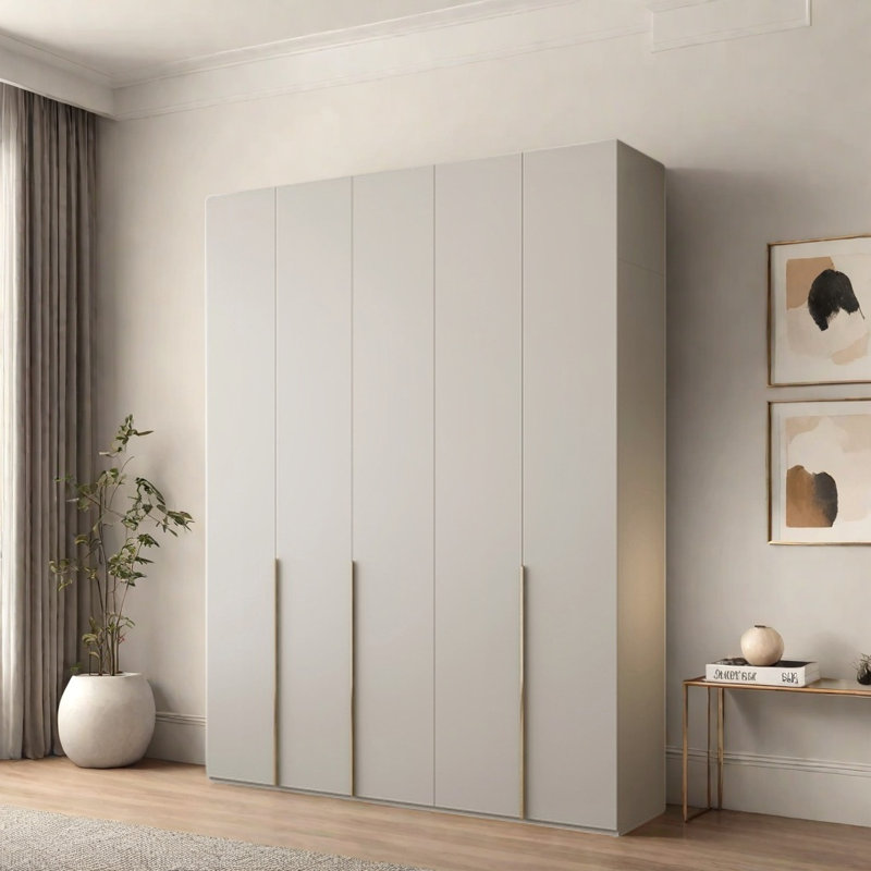 Simple Solid Colour Fashion Wardrobe, 78.74" H x 78.74" W x 23.62" D